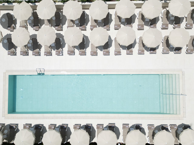 Piscina plano cenital