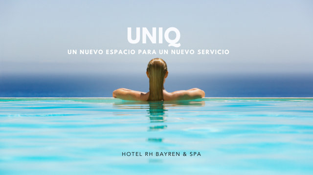 Piscina infinity de UNIQ en el Hotel RH Bayren &amp; Spa de Gandía
