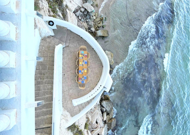 Vista de la terraza D.VORA BEACH