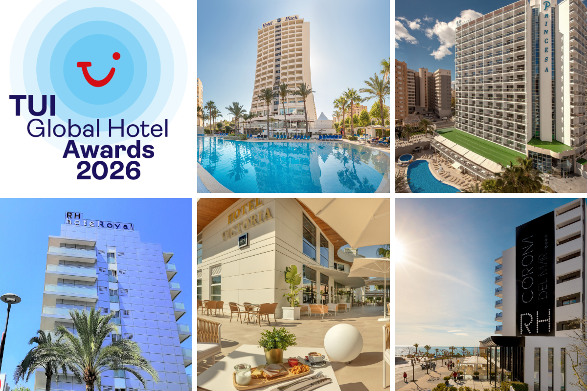 TUI Global Hotel Awards 2026: RH Ifach, RH Princesa, RH Royal, RH Victoria, RH Corona del Mar